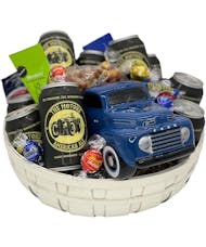 American Craft Beer Gift Basket with 1947 Ford Pickup Truck