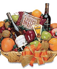 Fruit & Wine Basket