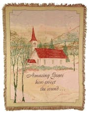 Amazing Grace Tapestry Throw Blanket