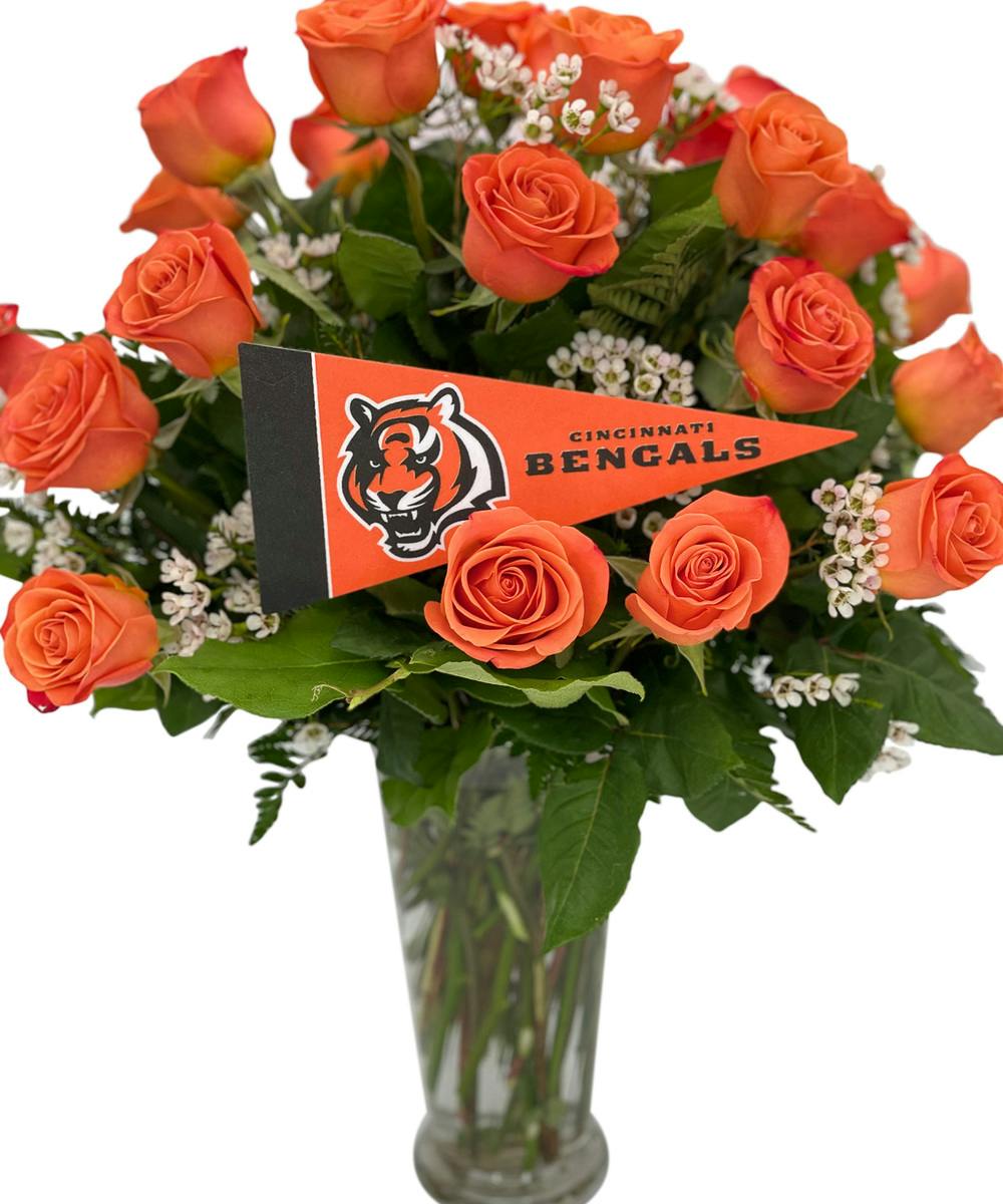 "Bengals WHO DEY!" Rose Bouquet by Adrian Durban Cincinnati (OH