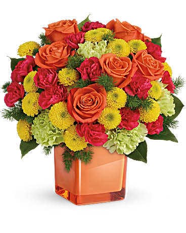 Citrus Punch Bouquet Cincinnati (OH) Summer Flowers Delivered
