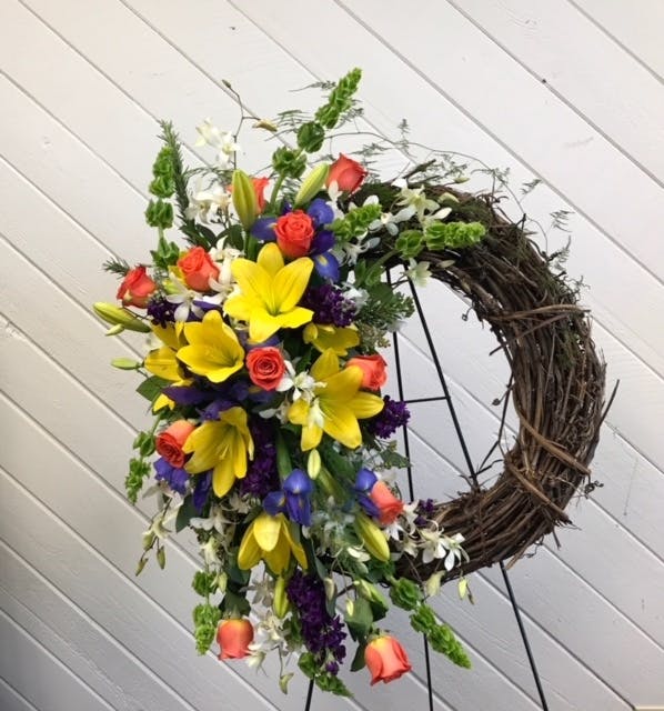 GRAPEVINE WREATH Cincinnati (OH) Flower Delivery Adrian Durban Florist