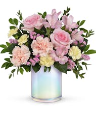 Pastels Art Glass Bouquet