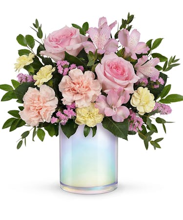 Pastels Art Glass Bouquet