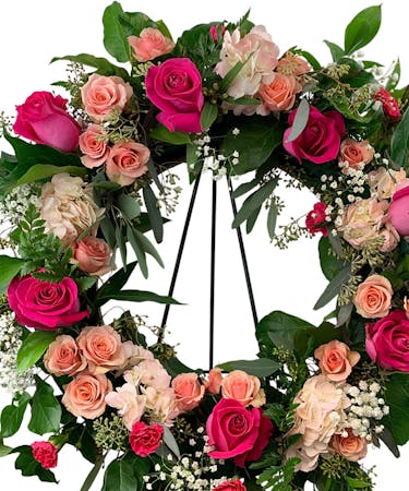 Ring of Roses Sympathy Wreath