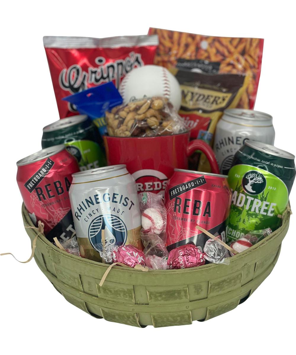 "Out of the Park "Beer Basket Cincinnati (OH) Gift Baskets Delivery Adrian Durban