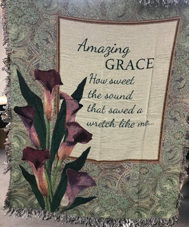 Amazing Grace Blanket Throw