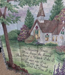Amazing Grace Tapestry Throw Blanket