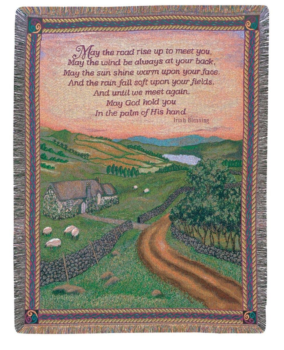 Irish Blessing Tapestry Throw Blanket Cincinnati (OH) Sympathy Gifts