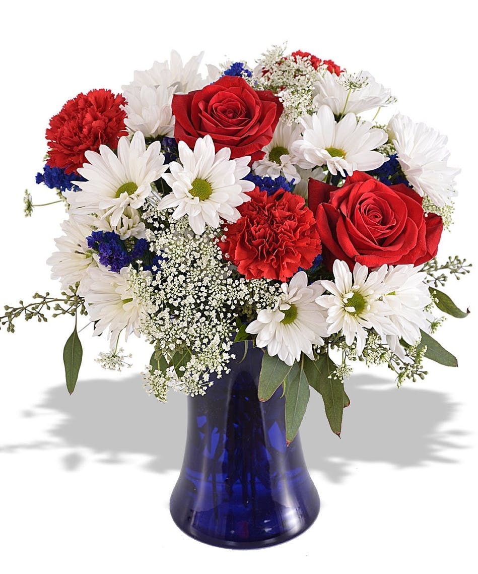 American Pride Bouquet Cincinnati Flower Delivery Adrian Durban Florist