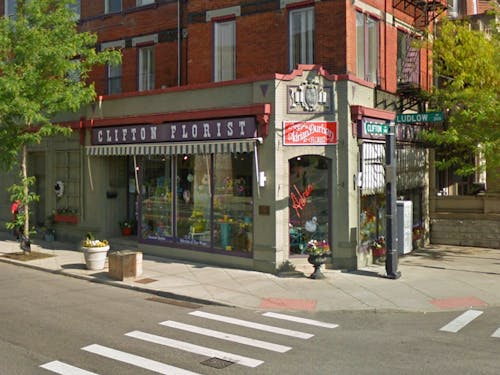 An exterior view of our lovely midtown Clifton Avenue location