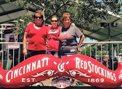 ADF team members attending a Cincinnati Reds baseball game