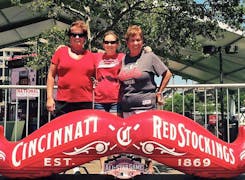 ADF team members attending a Cincinnati Reds baseball game